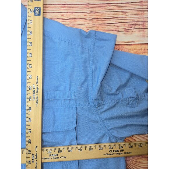 ExOfficio Insect Shield Apparel Fishing Blue Shirt XL - Picture 8 of 8